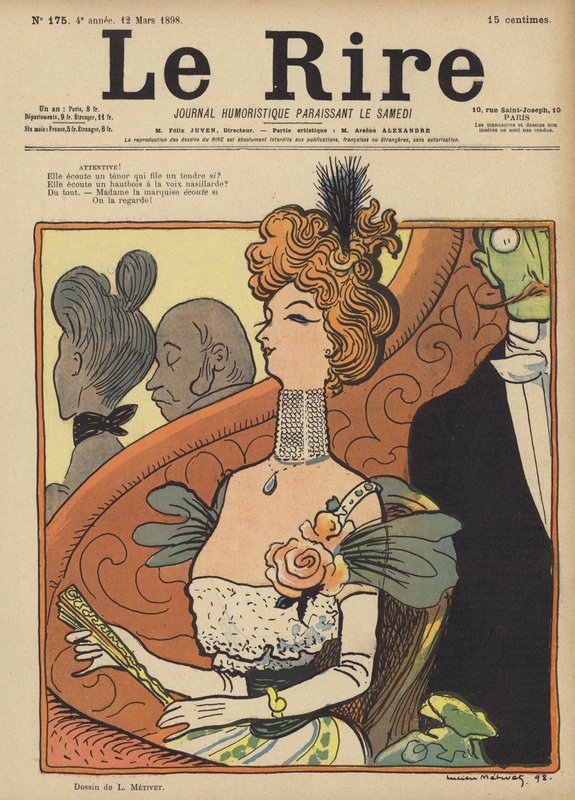 Illustration för Le Rire av Lucien Metivet