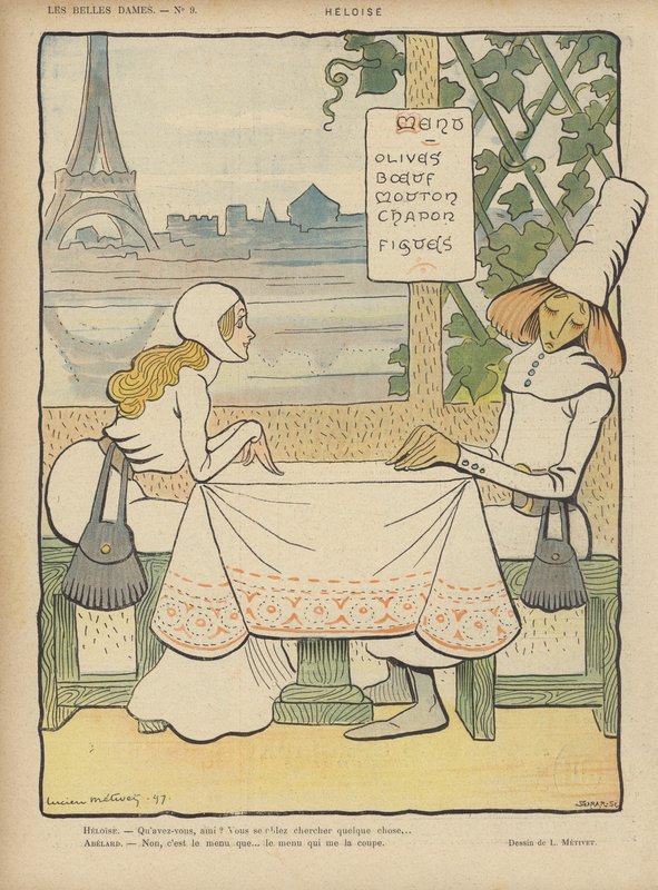 Illustration för Le Rire av Lucien Metivet