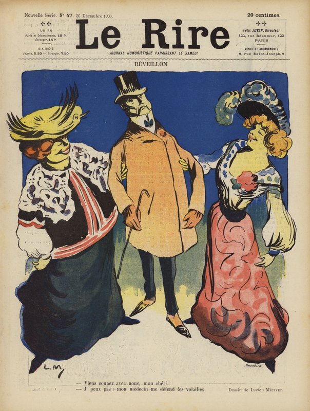 Illustration för Le Rire av Lucien Metivet