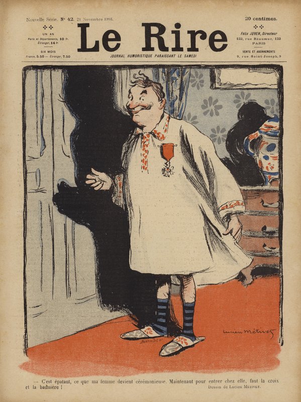 Illustration för Le Rire av Lucien Metivet