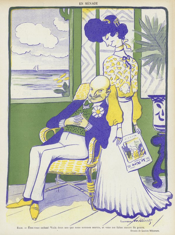 Illustration för Le Rire av Lucien Metivet