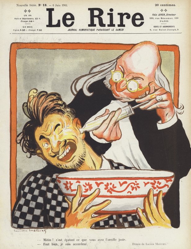 Illustration för Le Rire av Lucien Metivet