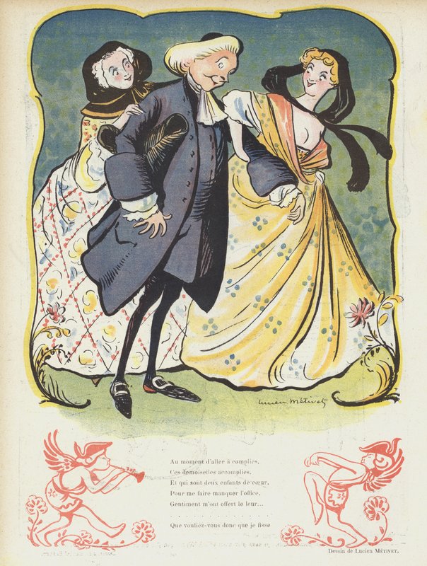 Illustration för Le Rire av Lucien Metivet