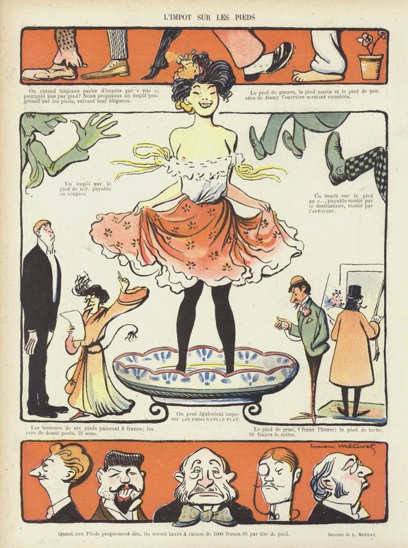 Illustration för Le Rire av Lucien Metivet
