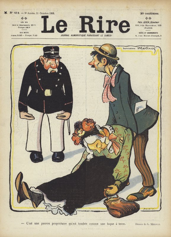 Illustration för Le Rire av Lucien Metivet