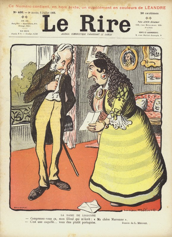 Illustration för Le Rire av Lucien Metivet