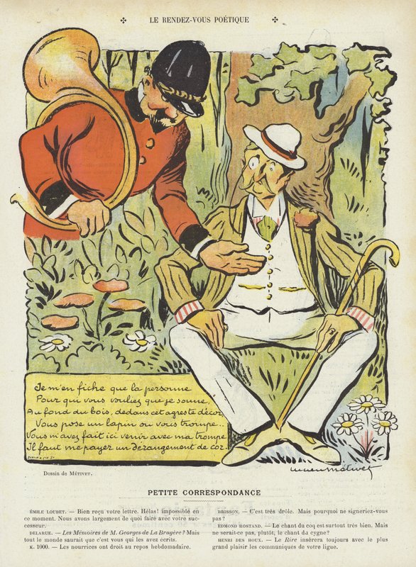 Illustration för Le Rire av Lucien Metivet
