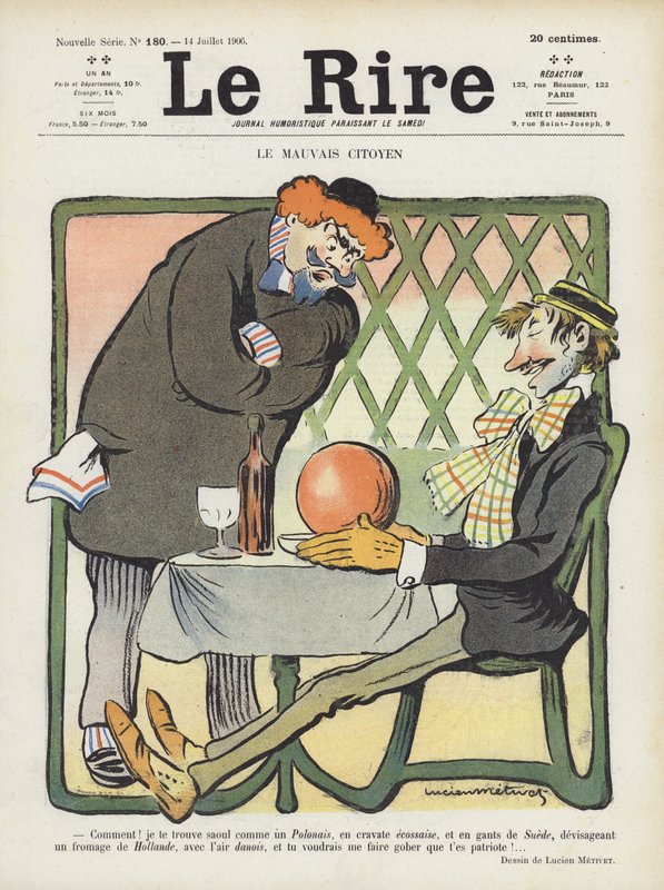 Illustration för Le Rire av Lucien Metivet