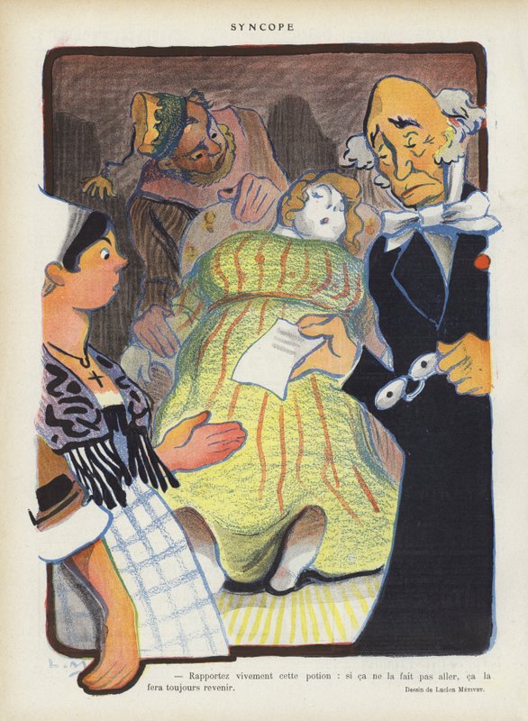 Illustration för Le Rire av Lucien Metivet