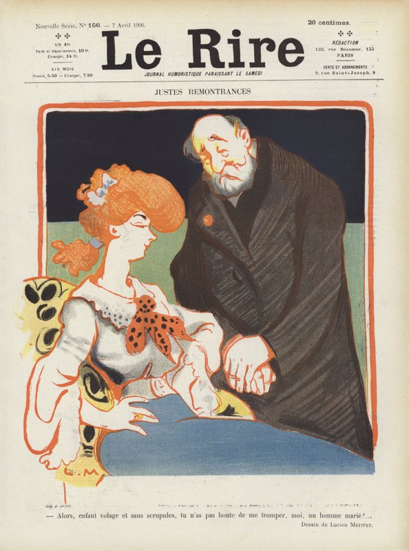 Illustration för Le Rire av Lucien Metivet