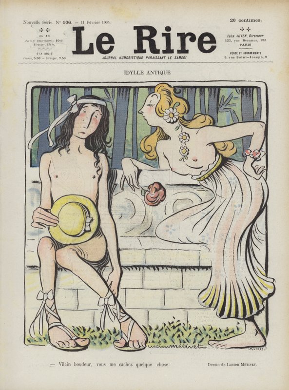 Illustration för Le Rire av Lucien Metivet