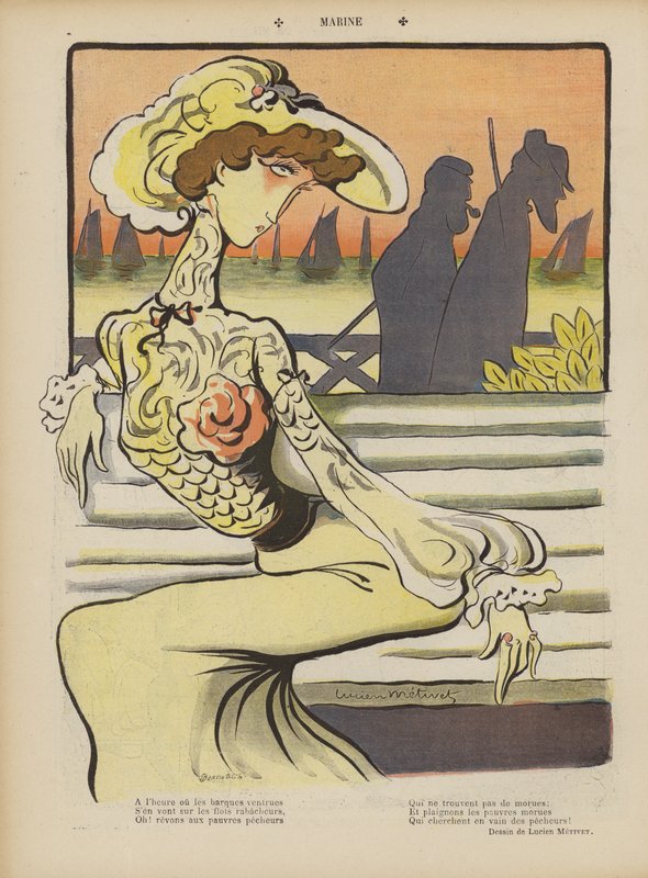 Illustration för Le Rire av Lucien Metivet