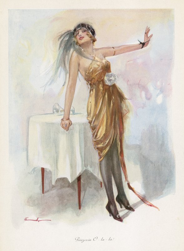 Prinsessan O la la! (färgmedlemmar) av Ludwig Lutz Ehrenberger