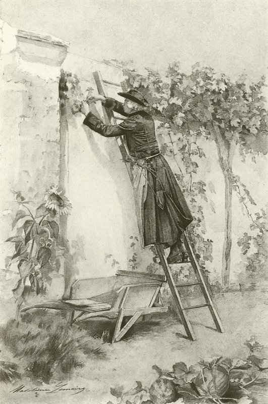 Abbe Constantine (gravyr) av Madeleine Lemaire
