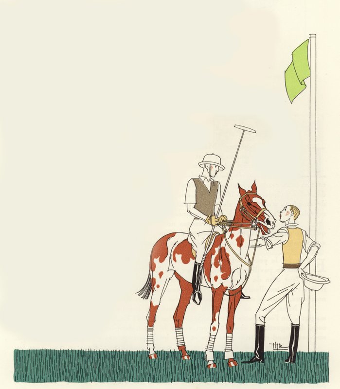 Polo (färglitografi) av Marcel Jacques Hemjik