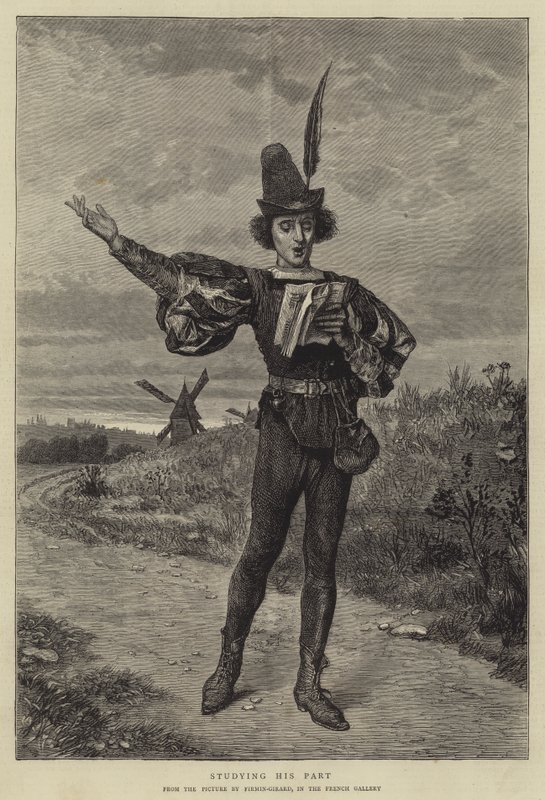 Att studera sin del av Marie Francois Firmin Girard