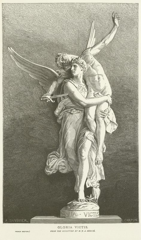 Gloria Victis av Marius Jean Antonin Mercie