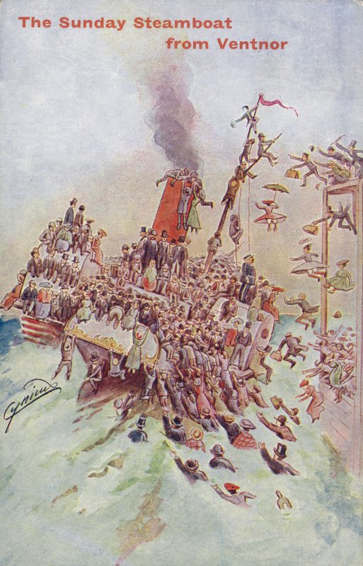 Söndagsångbåten från Ventnor, Isle of Wight av Martin Cynicus Anderson