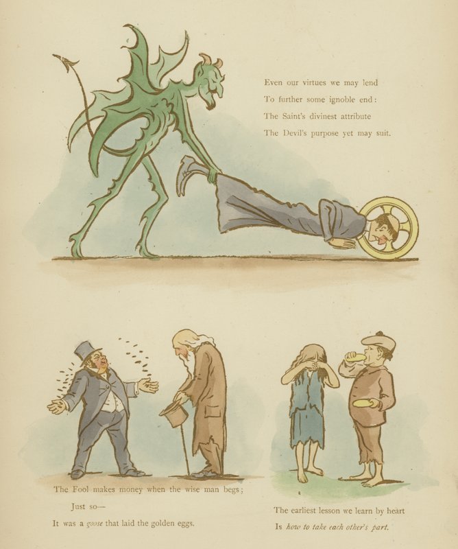 Sida från The Satires of Cynicus av Martin Cynicus Anderson