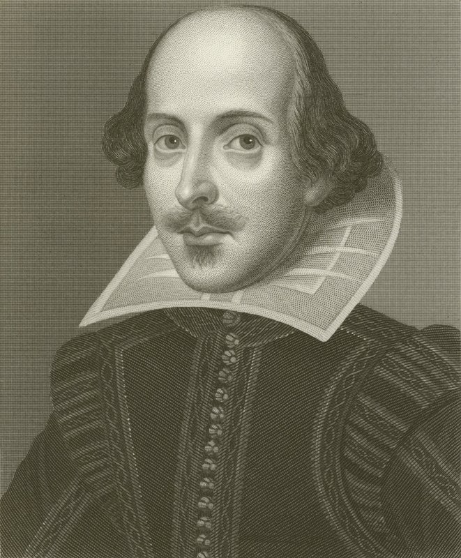 Shakespeare (gravyr) av Martin the elder Droeshout