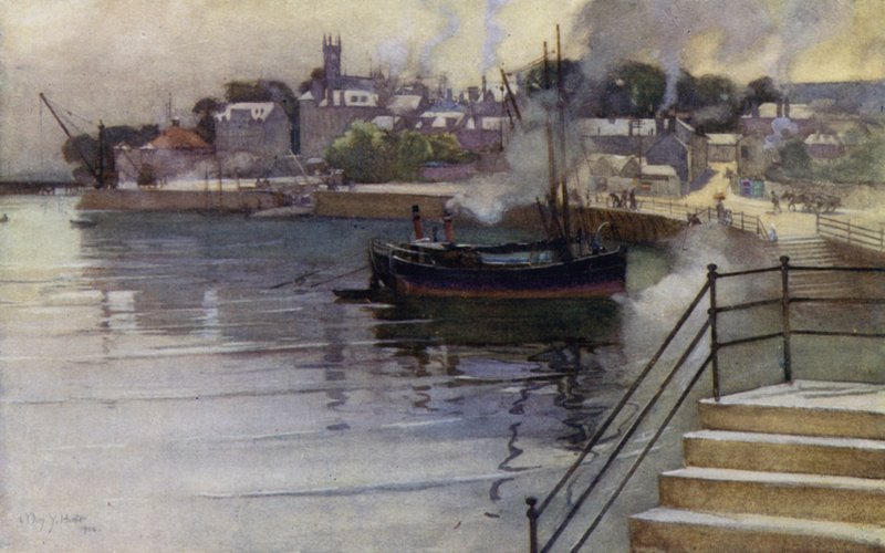 Dunoon (färg litho) av Mary Young Hunter