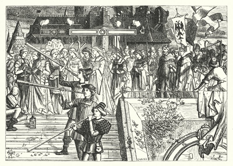 Den döda bruden (gravyr) av Matthew James (attr. to) Lawless