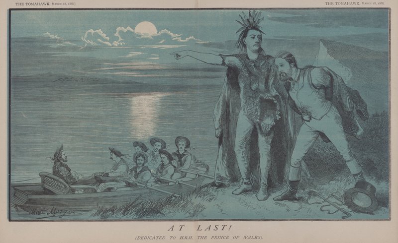 Äntligen! (färg litho) av Matthew