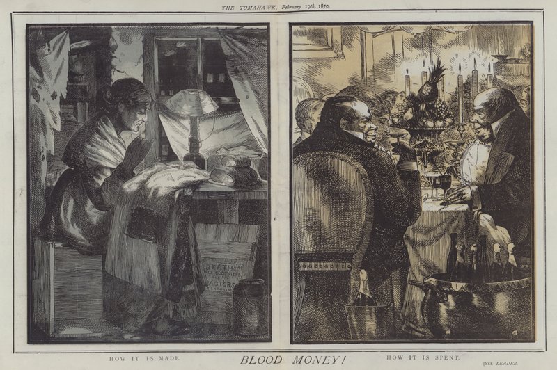 Blodspengar! (färg litho) av Matthew