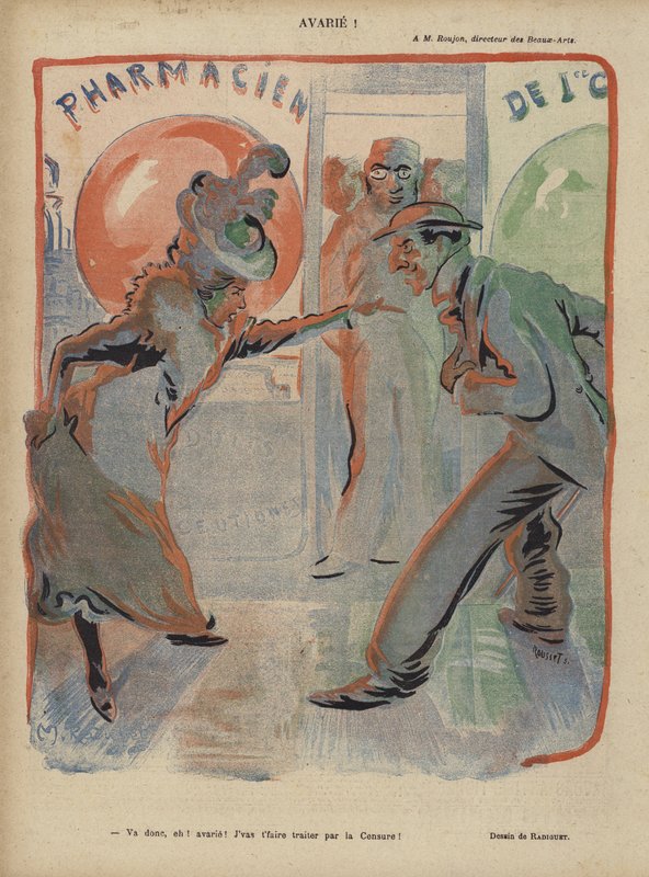 Illustration för Le Rire av Maurice Radiguet