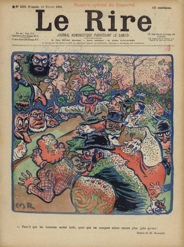Illustration för Le Rire av Maurice Radiguet
