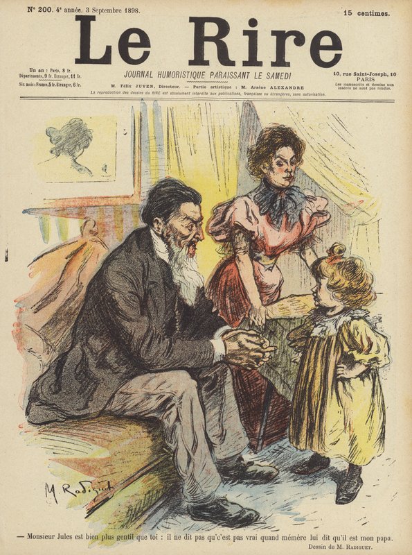 Illustration för Le Rire av Maurice Radiguet
