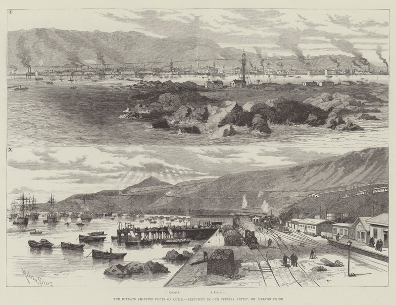 Nitratfrakthamnarna i Chile av Melton Prior