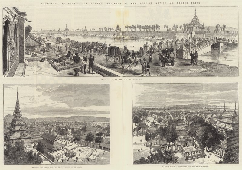 Mandalay, Burmahs huvudstad av Melton Prior