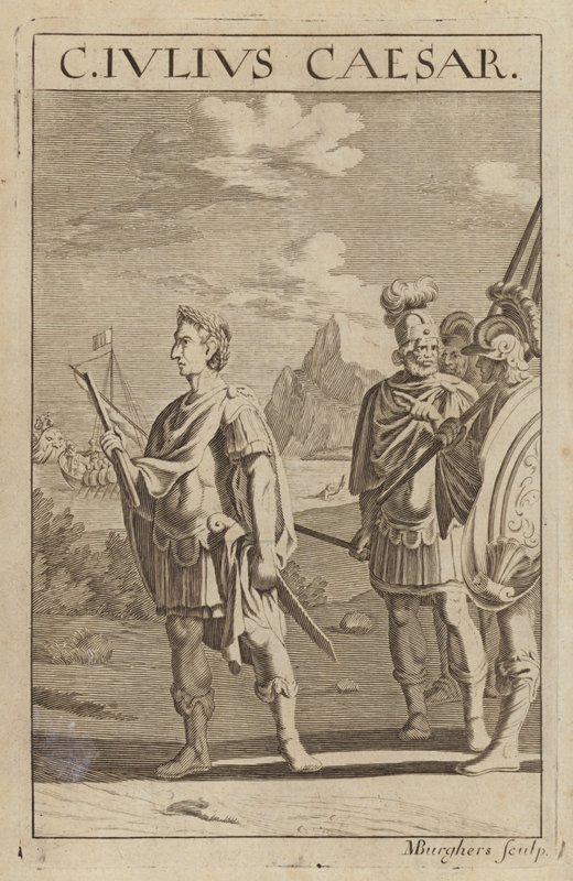 Julius Caesar, romersk statsman och general av Michael Burghers