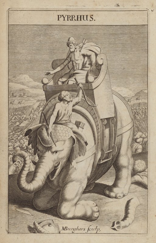 Pyrrhus, grekisk general och statsman av Michael Burghers