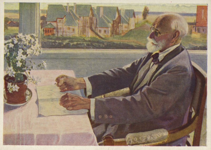 Ivan Pavlov, rysk fysiolog av Mikhail Vasilievich Nesterov