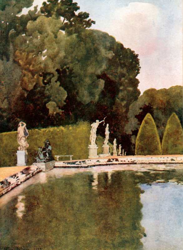 The Fountain of Diana, Versaillesswed av Mima Nixon