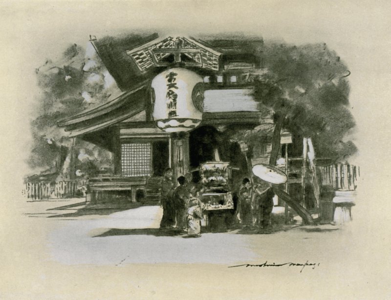 Ett Kyoto av Mortimer Ludington Menpes