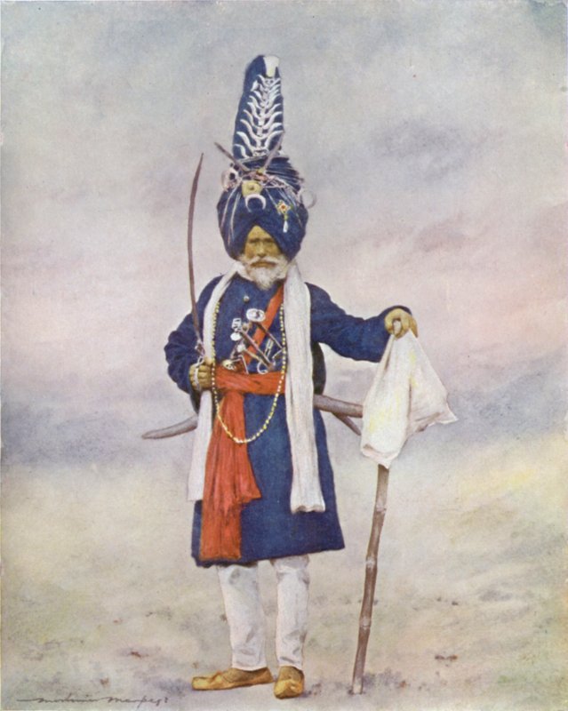 Akalis Fanatical Devotee av Mortimer Ludington Menpes