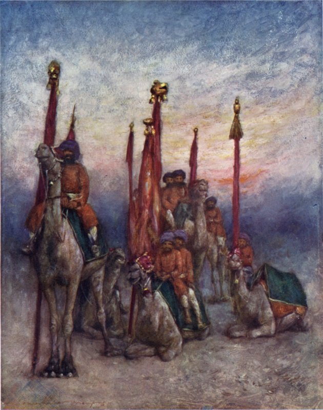 Bombay Chiefs" läger av Mortimer Ludington Menpes