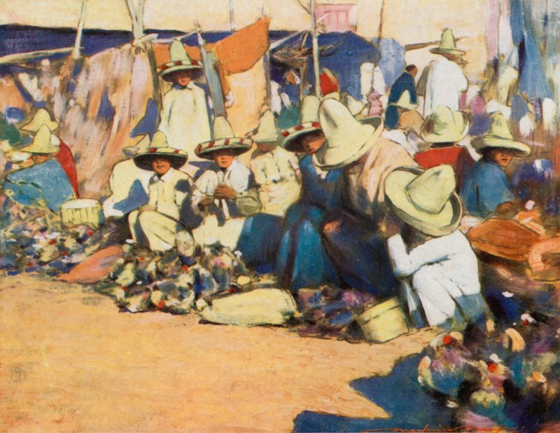 Puebla av Mortimer Ludington Menpes