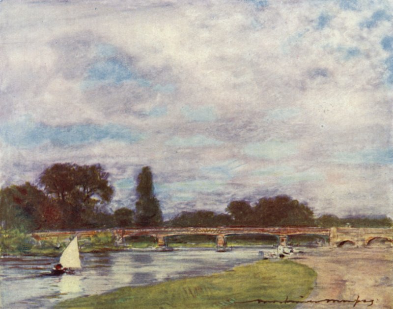 Walton Bridge av Mortimer Ludington Menpes