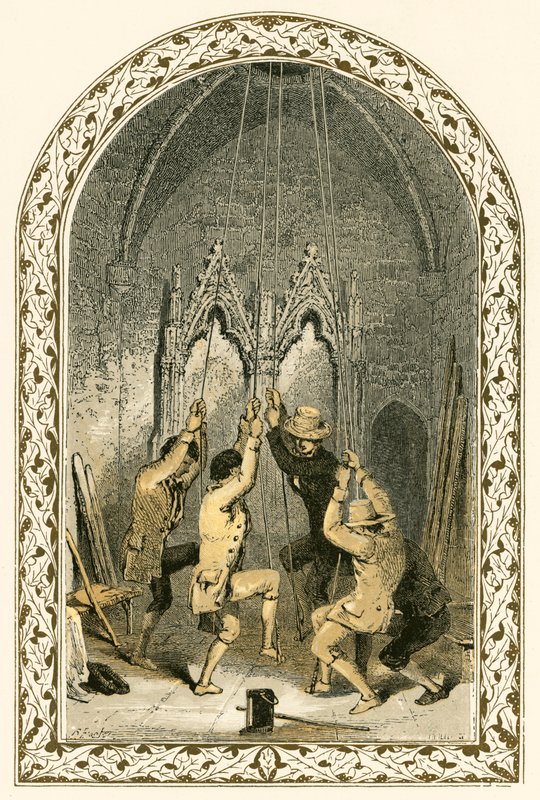 Klockan ringer vid jul av Myles Birket Foster