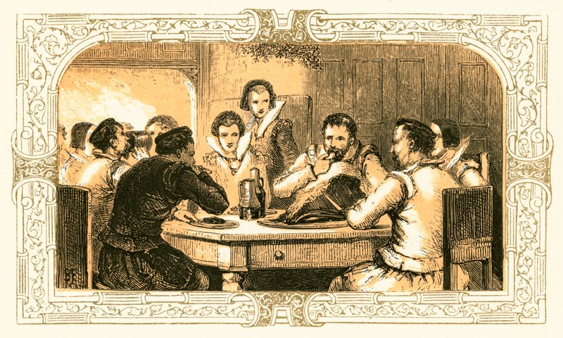 Carving nötköttet av Myles Birket Foster