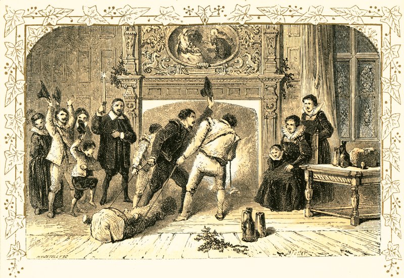 Ceremoni för julafton av Myles Birket Foster