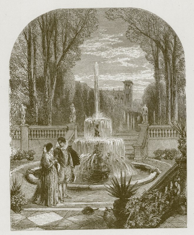 Lord Thomas och Fair Annet av Myles Birket Foster