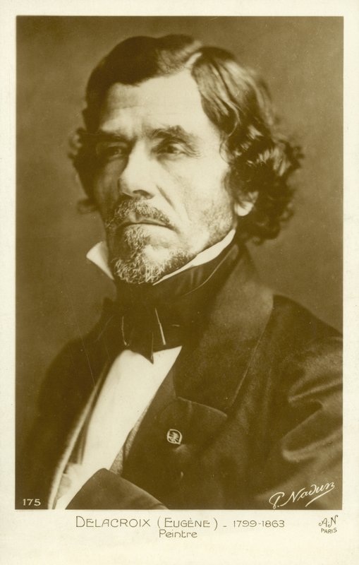 Eugene Delacroix, fransk målare av Nadar