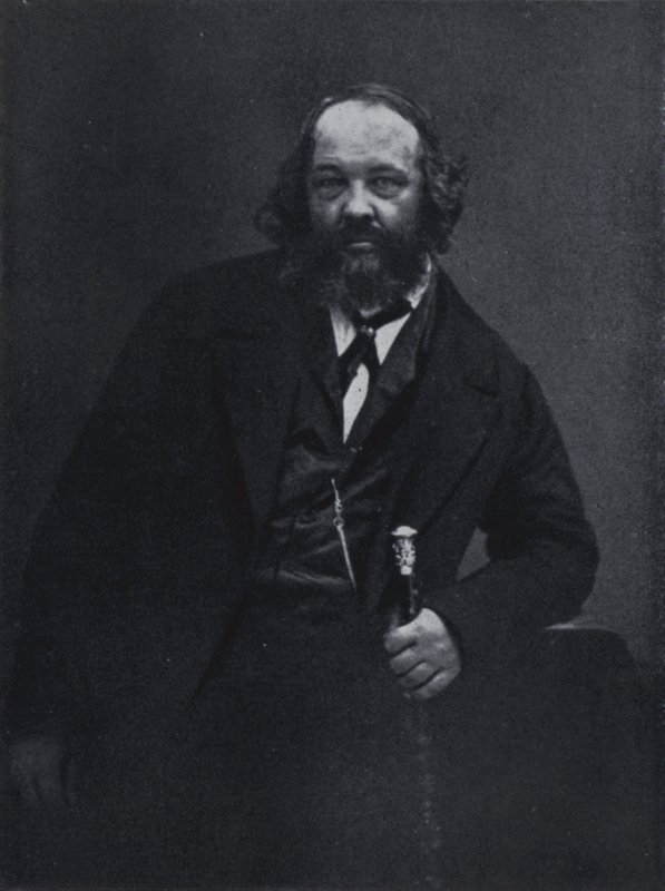 Den revolutionära Michael Alexandrowitsch Bakunin av Nadar