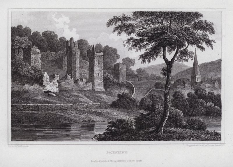Pickering (gravyr) av Nathaniel (after) Whittock