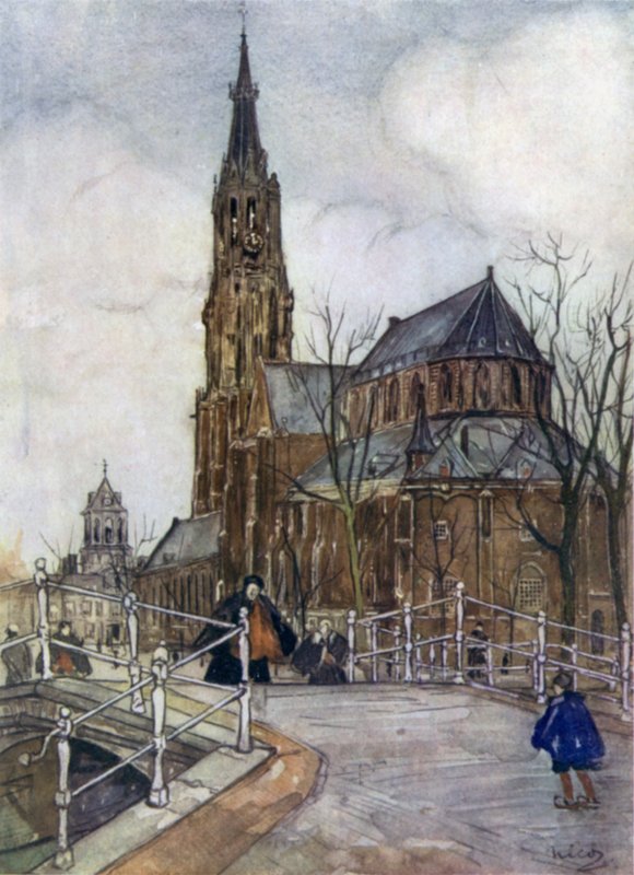 Nya kyrkan, Delft av Nico Jungman